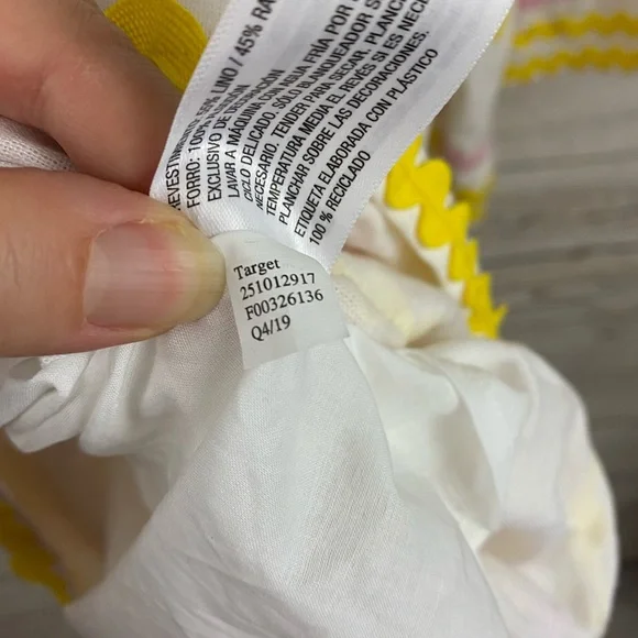 Lisa Marie Fernandez Ric Rac Linen Dress - Picture 9 of 11